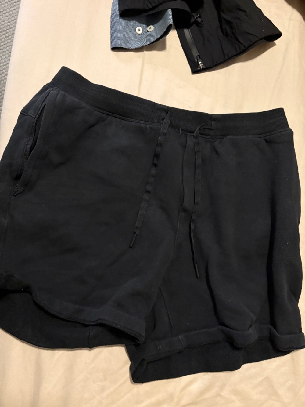 Lululemon Black Performance Sweat Shorts